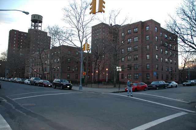 The Gowanus Houses public housing project in Brooklyn.